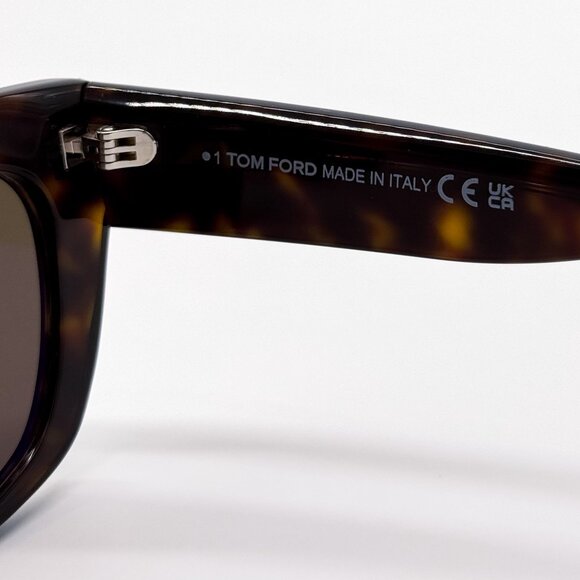 NEW TOM FORD SUNGLASSES ATHENA TF1190 52H POLARIZED HAVANA WOMEN FT1190/S 52H